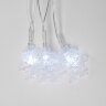ULD-S0280-020-DTA WHITE IP20 SNOWFLAKES Гирлянда светодиодная Снежинки с контроллером, 20 светодиодов, 2.8 м, белая, IP20, провод прозрачный. - фото 3