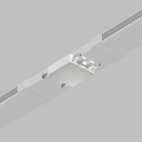 TR5210-WH Прямой соединитель для трека Air, серия Base, белый, пластик. Фото 2