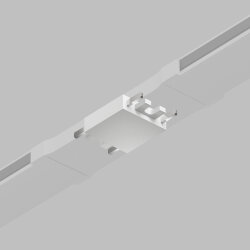 Прямой соединитель для трека Air, серия Base, белый, пластик, Denkirs TR5210-WH