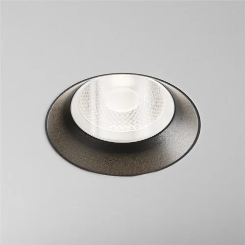 Встраиваемый светильник Flint GU10 10Вт IP 44 (Черный) - фото 6