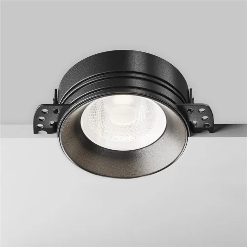 Встраиваемый светильник Flint GU10 10Вт IP 44 (Черный) - фото 7