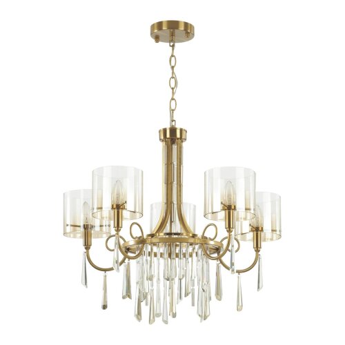 Люстра «ODEON LIGHT EXCLUSIVE» 4886/5, серия: Nicole (крепление на планке). Фото 1.