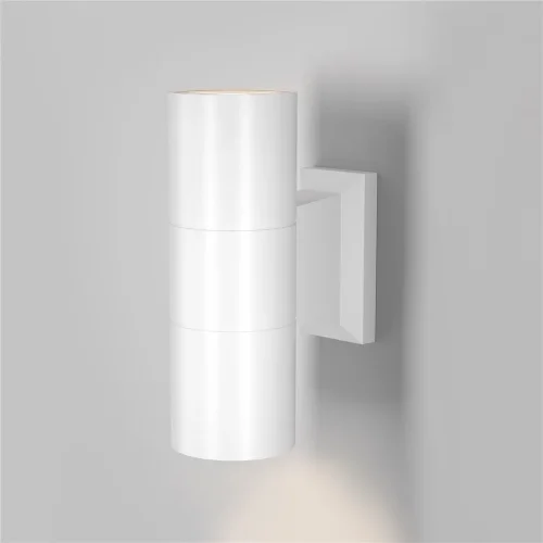 Настенный светильник (бра) Bowery GU10х2 50Вт IP 54 (Белый) - фото