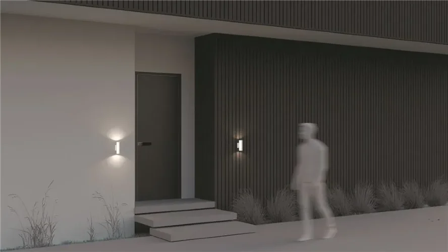 Настенный светильник (бра) Bowery GU10х2 50Вт IP 54 (Белый) - фото 8