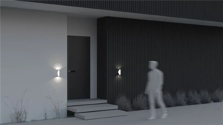 Настенный светильник (бра) Bowery GU10х2 50Вт IP 54 (Белый) - фото 10