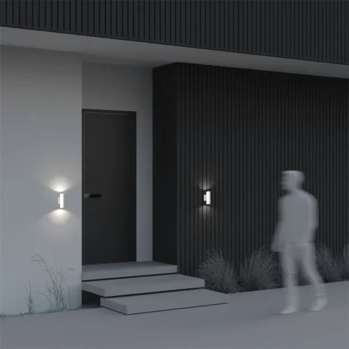 Настенный светильник (бра) Bowery GU10х2 50Вт IP 54 (Белый) - фото 13