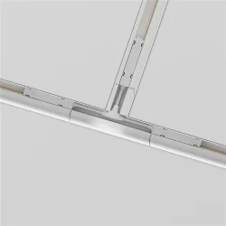 Коннектор Т-образный Gravity встраиваемый белый (Белый)