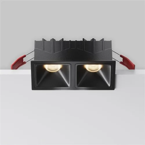 Встраиваемый светильник Alfa LED 3000K 10Вт 50° (Черный) - фото 6