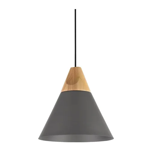 Подвесной светильник Bicones E27х1 60Вт (Серый) - фото 3