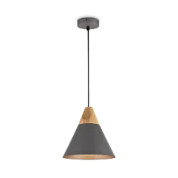 Подвесной светильник Биконес / Bicones E27х1 (Серый) P359-PL-220-C