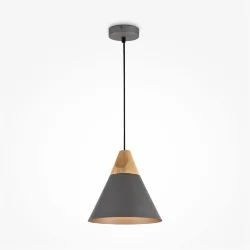 Подвесной светильник Биконес / Bicones E27х1 (Серый) P359-PL-220-C