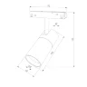 Slim Magnetic R02 Трековый светильник 12W 3000K (черный) 85012/01 85012/01 - фото 9