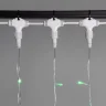 Гирлянда Занавес 2 x 3 м Разноцветный 220В, 600 LED, Провод Прозрачный ПВХ, IP54. Фото 2.