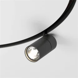 Slim Magnetic Трековый светильник для радиусного шинопровода 20W 4200K Comfi чёрный Ø 800мм 85187/01 (066515)