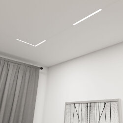 Трековый светильник-коннектор SMART LINEAR, IP20, 18W, DIM, 3000K-6000K, белый, Denkirs DK8004-CONN-WH