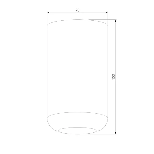 Светильник потолочный светодиодный 10W 4000K чёрный 25044/LED - фото 5