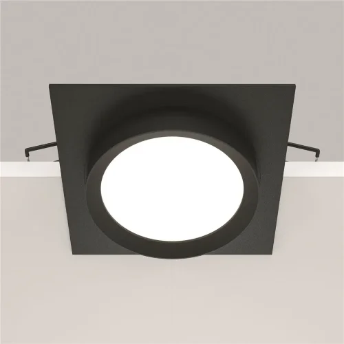 Встраиваемый светильник Hoop GX53 1x12Вт (Черный) - фото 3