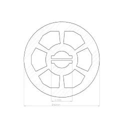 Силиконовая оболочка T40D S400 (D40mm, pcb 2x10mm)