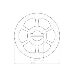 Силиконовая оболочка T40D S400 (D40mm, pcb 2x10mm)