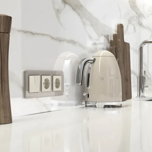 Рамка из стекла на 3 поста Elite дымчатый W0032417 - фото 4