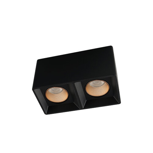 DK3085-BK+BR Светильник накладной IP 20, 10 Вт, GU5.3, LED, черный/бронзовый, пластик.