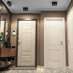 Светильник накладной IP 20, 10 Вт, GU5.3, LED, черный/бронзовый, пластик, Denkirs DK3085-BK+BR