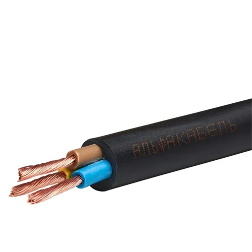 Провод ПВСнг(А)-LS 3х1 380В Ч (бухта) (м) АЛЬФАКАБЕЛЬ 12885 - фото