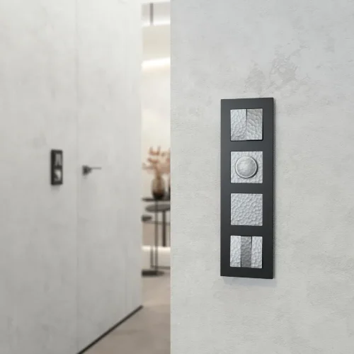 Набор клавиш для выключателя трехклавишного (Hammaer серебряный) W1239006 - фото 3