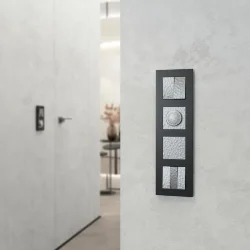 Набор клавиш для выключателя трехклавишного (Hammaer серебряный) W1239006