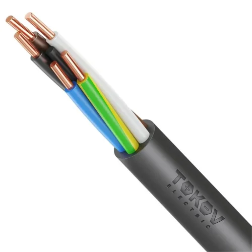 Кабель TOKOV ELECTRIC ВВГнг(А)-LS 5х6 ОК (N PE) 0.66кВ (м) УТ000028410 - фото