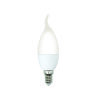 LED-CW37-5W/3000K/E14/FR/SLS Лампа светодиодная. Форма «свеча на ветру», матовая. Теплый белый свет (3000K) ТМ Volpe - фото