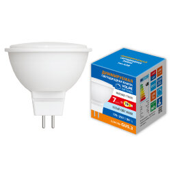 LED-JCDR-7W-4000K-GU5.3-FR-DIM-SLS Лампа светодиодная, диммируемая, Форма JCDR, матовая, Белый свет 4000K