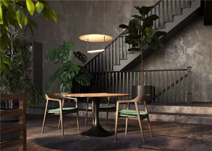 Подвесной светильник Ambience 3000К 30Вт (Черный) - фото 2