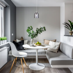 Подвесной светильник со стеклянным плафоном 50119/1 никель (053237)