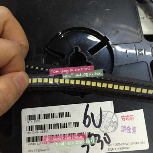 Светодиод SMD3030 D107 (6V, 0.3A, 1.8W, 170LM, white, PT30W45) - фото I