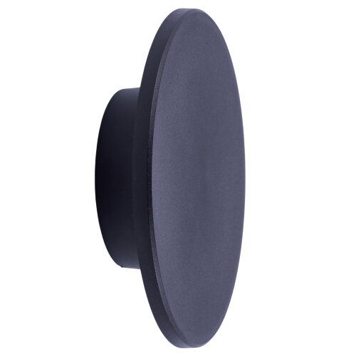 ULU-P35R-15W-3000K+4000K+6500K-D22 IP65 BLACK Светильник светодиодный уличный, Архитектурный накладной, С переключателем цвета свечения, Теплый3000K-Белый4000K-Дневной6500K, Диаметр 22 см, Корпус черный, TM Uniel - фото 1