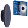 ULU-P35R-15W-3000K+4000K+6500K-D22 IP65 BLACK Светильник светодиодный уличный, Архитектурный накладной, С переключателем цвета свечения, Теплый3000K-Белый4000K-Дневной6500K, Диаметр 22 см, Корпус черный, TM Uniel - фото 7
