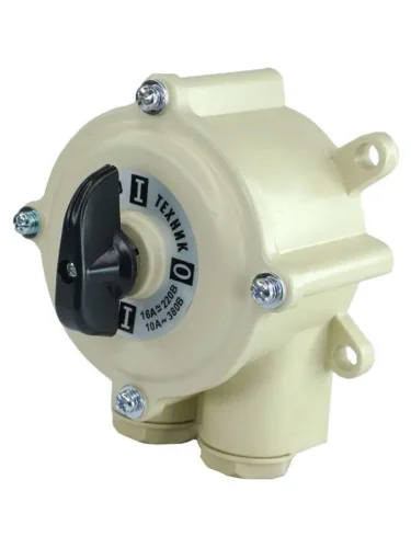 Выключатель пакетный ПВ3-16А в пл. корп. IP56 Электротехник ET001670 - фото