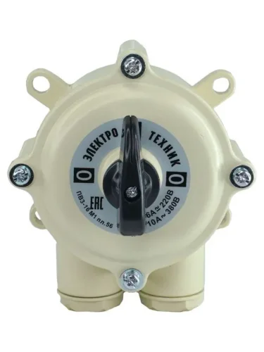 Выключатель пакетный ПВ3-16А в пл. корп. IP56 Электротехник ET001670 - фото 2