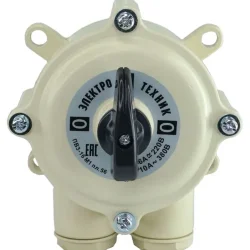 Выключатель пакетный ПВ3-16А в пл. корп. IP56 Электротехник ET001670