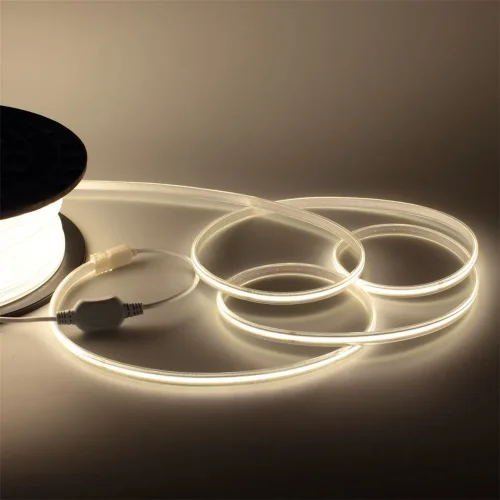 Светодиодная лента COB 480 chip/m, 220V, 12W/m, day white, IP68, 480DW - фото I