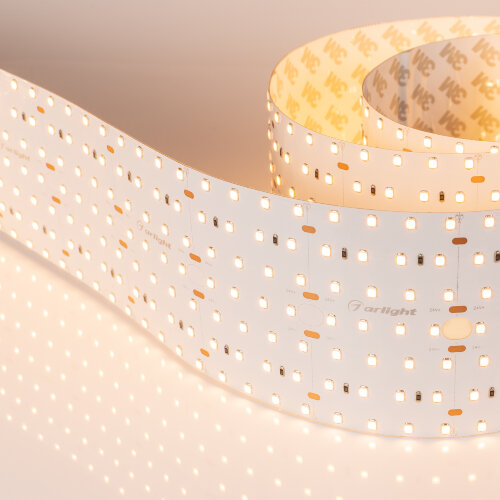 Светодиодная лента S2-2500 24V Warm 3000K 85mm (2835, 560 LED/m, LUX) (Arlight, 40 Вт/м, IP20) - фото 1