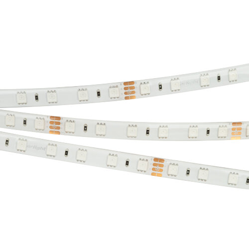 Светодиодная лента герметичная RTW-SE-B60-10mm 24V RGB (14.4 W/m, IP65, 5060, 5m) (Arlight) - фото 5