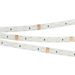 Светодиодная лента герметичная RTW-SE-В60-10mm 24V RGB (14.4 W/m, IP65, 5060, 5m) (Arlight) 014794(2)