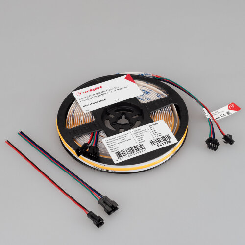 Светодиодная лента SPI-COB-X378-12mm 24V White6000-PX63-BPT (7 W/m, IP20, 5m) (Arlight, бегущий огонь) - фото 4