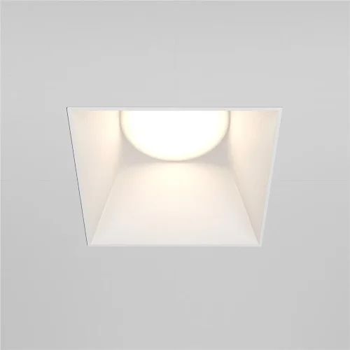 Встраиваемый светильник Пай / Share 1*GU10 10 Вт (Белый) DL051-01-GU10-SQ-W - фото 9