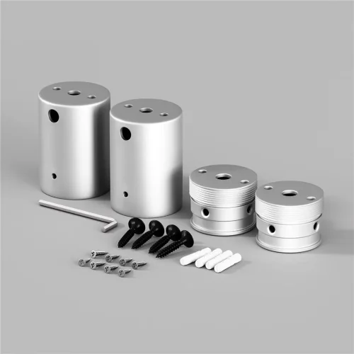 Набор для двухстороннего накладного монтажа Nemo D25 серебро (Серебро) - фото 2