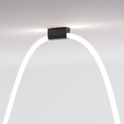 Накладные крепления для круглого гибкого неона Full light черный FL 28100 (070757)