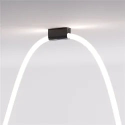 Накладные крепления для круглого гибкого неона Full light черный FL 28100 (070757)