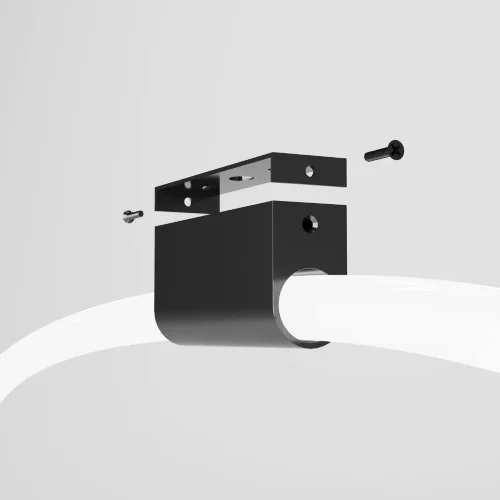 Накладные крепления для круглого гибкого неона Full light черный FL 28100 - фото 3